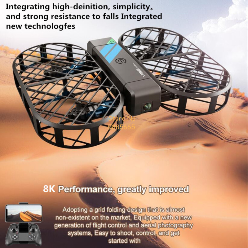 Rc Helicopter Electric - Cámara HD 8K 360 ° Protección