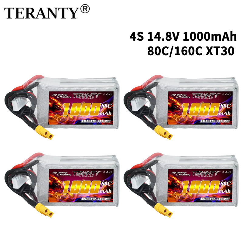 Rc Helicopter Parts - Batería Lipo TERANTY 4S 1000mAh 14.8V