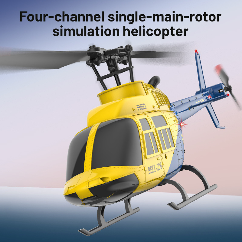 Rc Helicopter Gyro - Nuevo A60 Rc avión Helicopte 2,4G