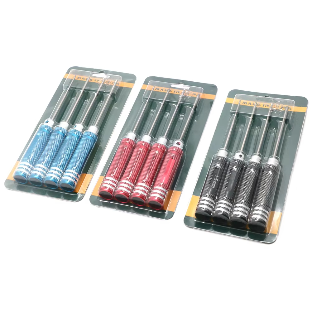 Rc Helicopter Tool Kit - Juego de destornilladores hexagonales, 4 Uds.,