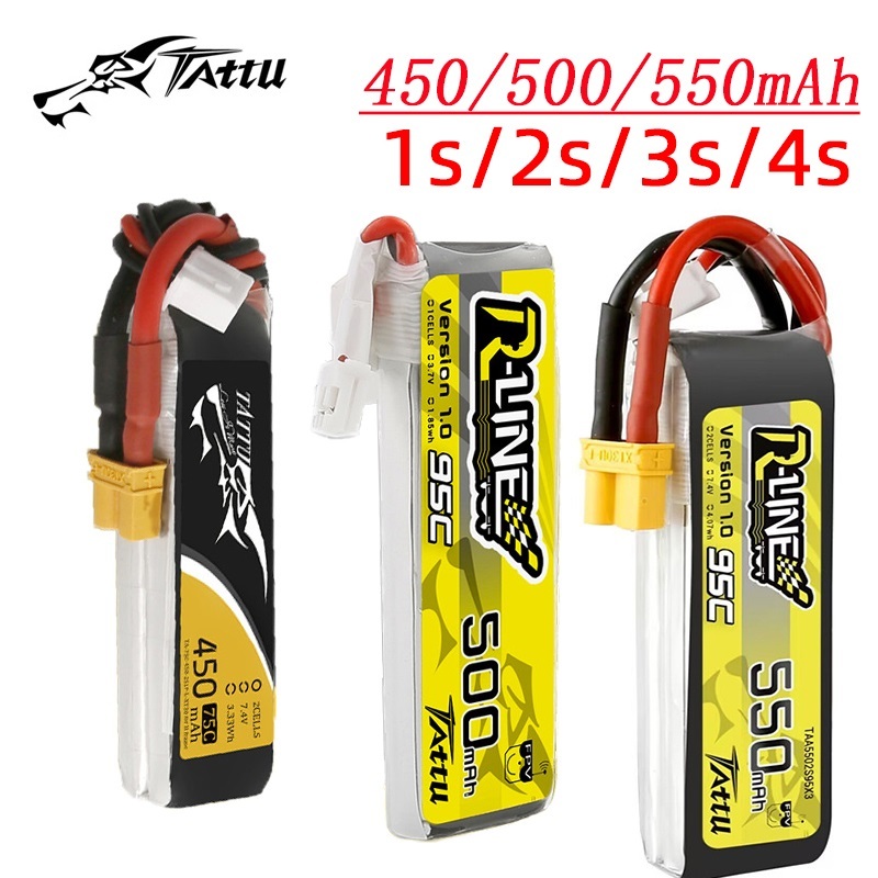 Rc Helicopter Parts - 3 uds nuevo TATTU 450/500/550mAh 75/95C
