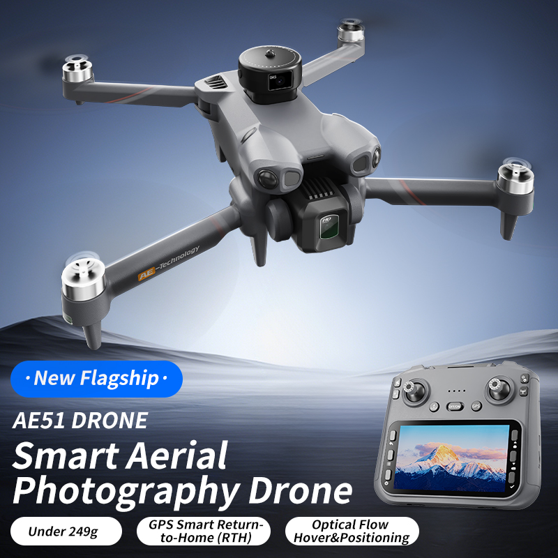 Rc Helicopter Large - Dron Plegable RC Quadcopter AE51 con