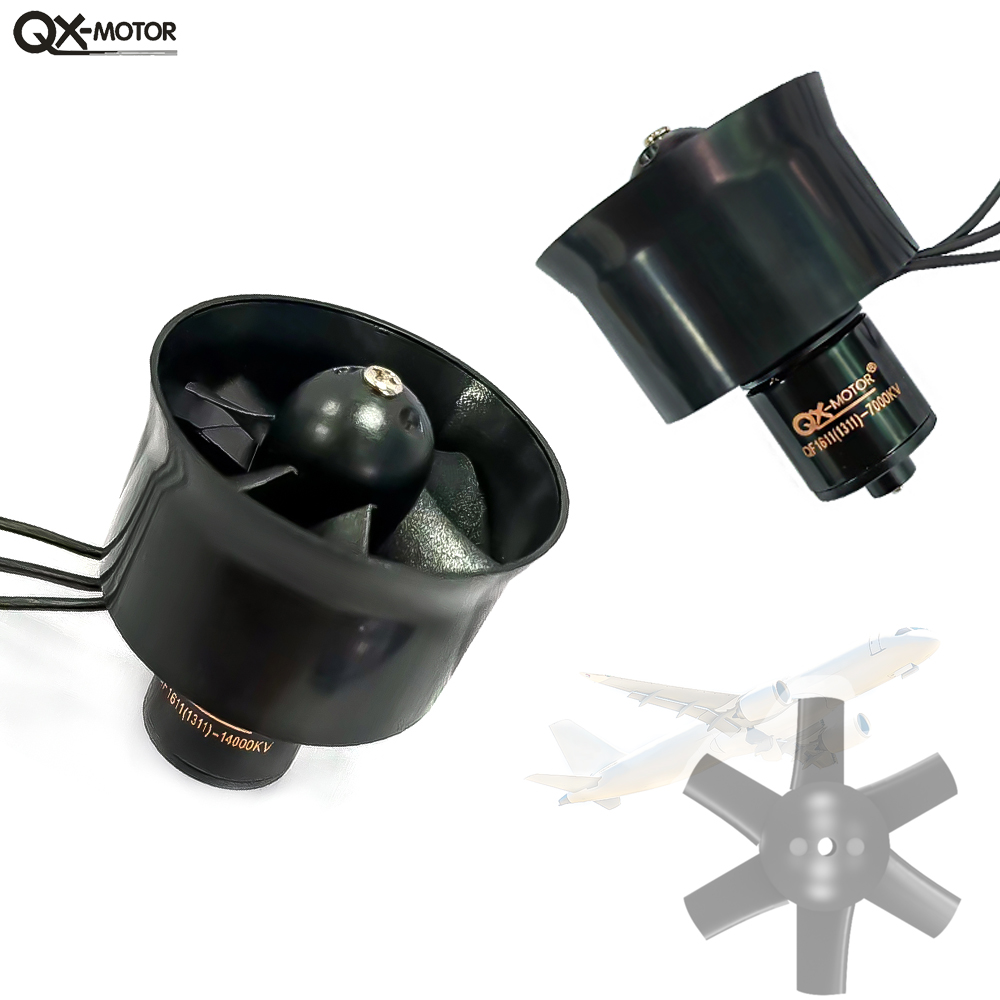 QX-MOTOR 30MM EDF QF1611 venti - Rc Helicopter Blade reseña y precio