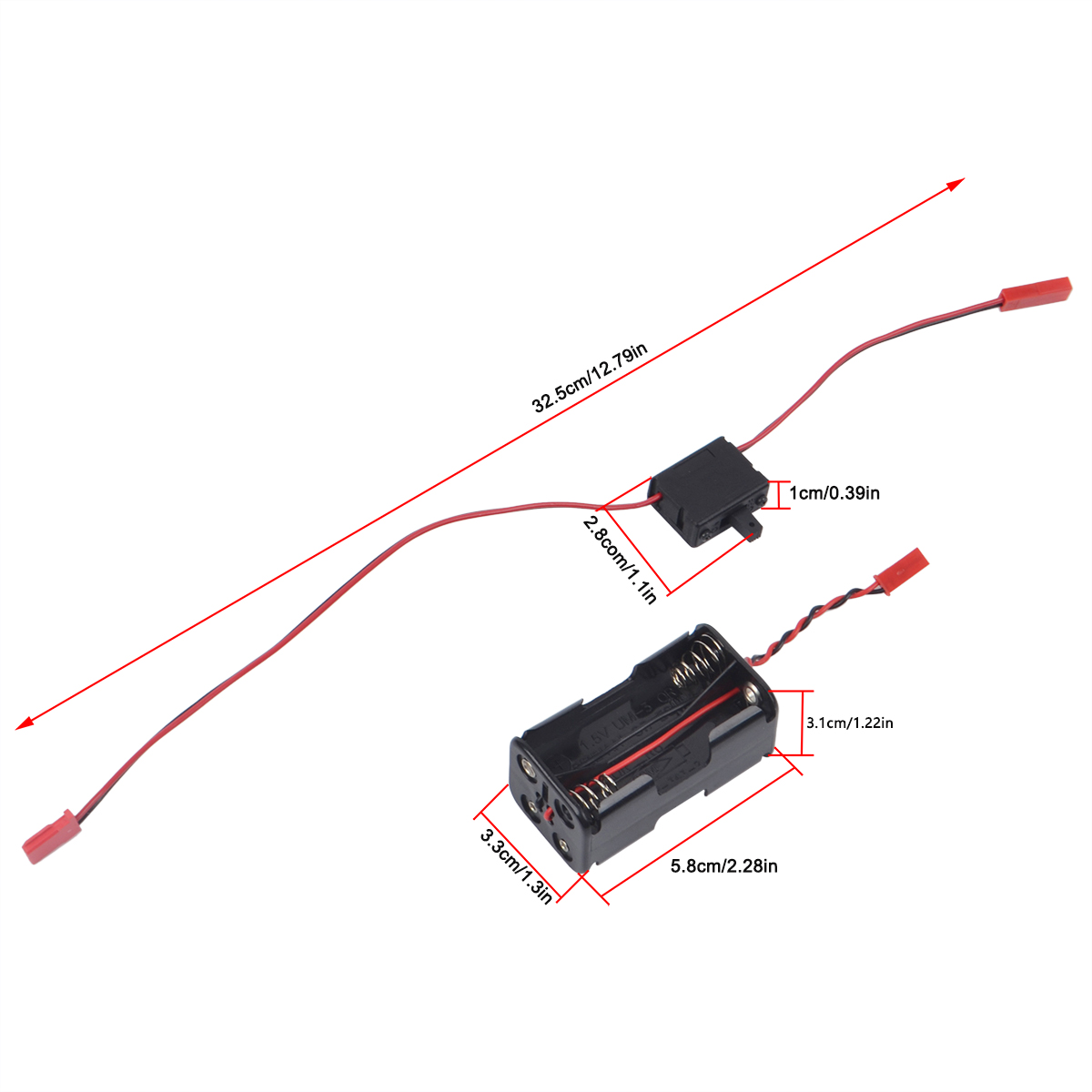 Contenedor de batería AA de 4  - Rc Helicopter Nitro reseña y precio