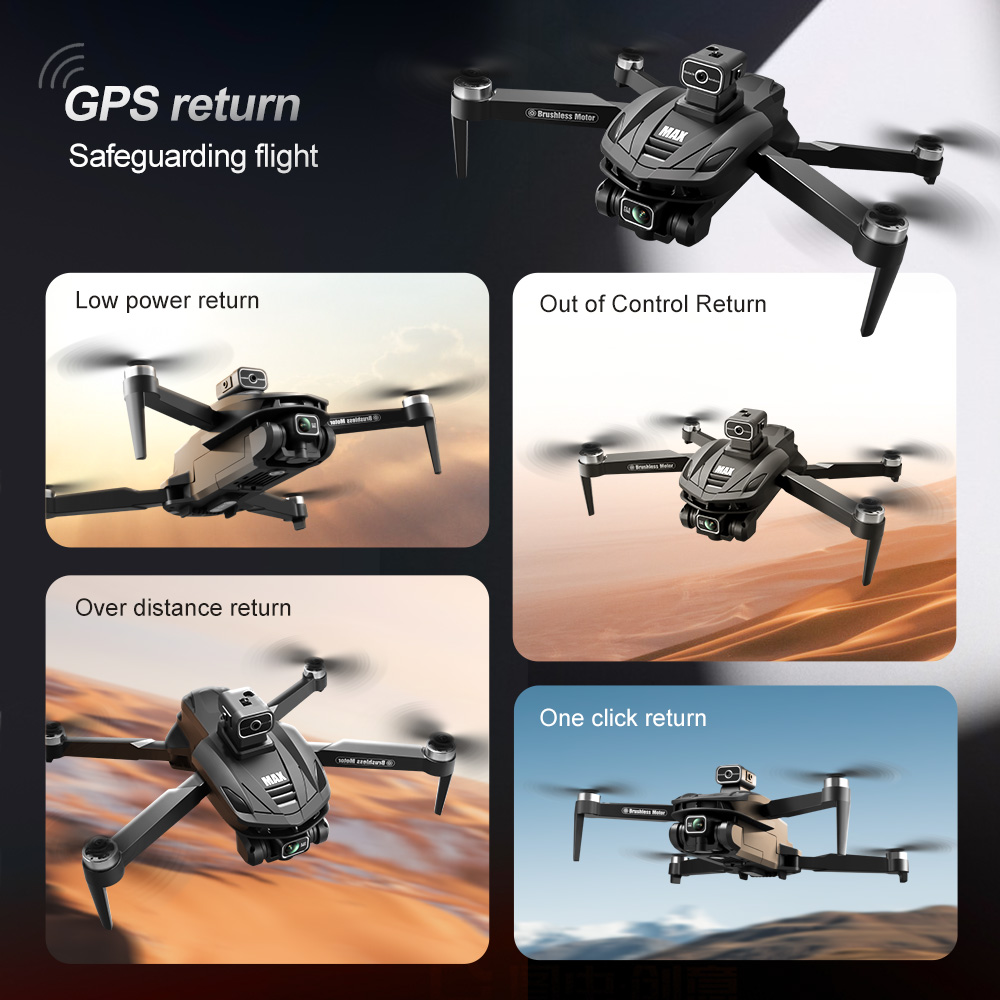 V168 PRO Max GPS Drone 8K Prof - Rc Helicopter Case reseña y precio
