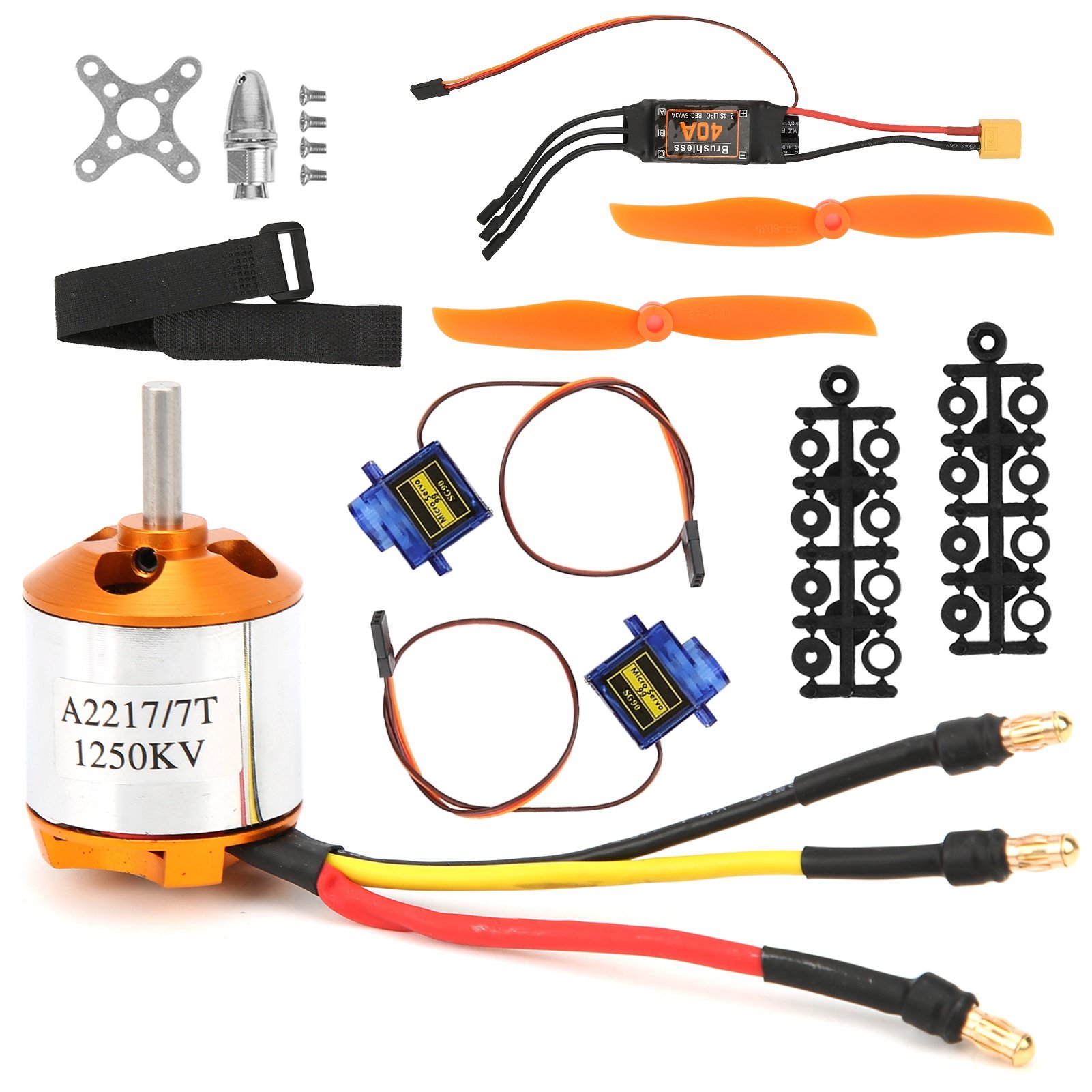 Motor 2217 KV1250, Hélice 8060 - Rc Helicopter Motor reseña y precio