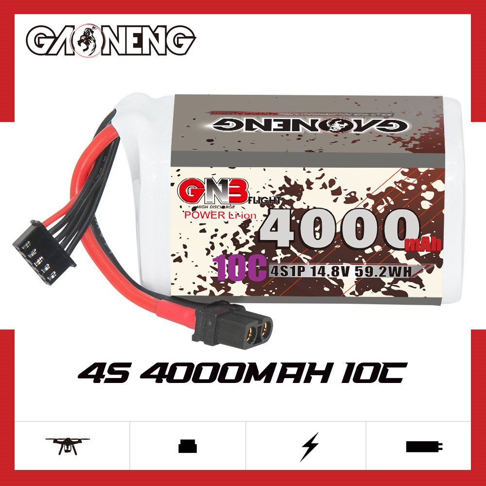 GNB 4000mAh 4S 14,8 V 10C 20C  - Rc Helicopter Parts reseña y precio