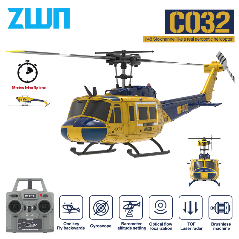 C032 RC helicóptero 2,4G 6-Aix - Rc Helicopter Gyro reseña y precio