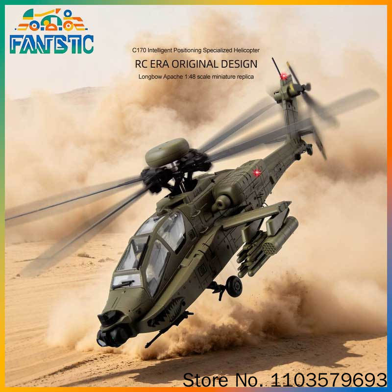 Helicóptero RC Era RC Ah 64d A - Rc Helicopter Single Rotor reseña y precio