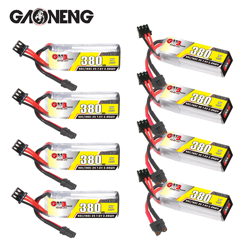 Batería Lipo GNB 2S 7,6 V 380m - Rc Helicopter Parts reseña y precio