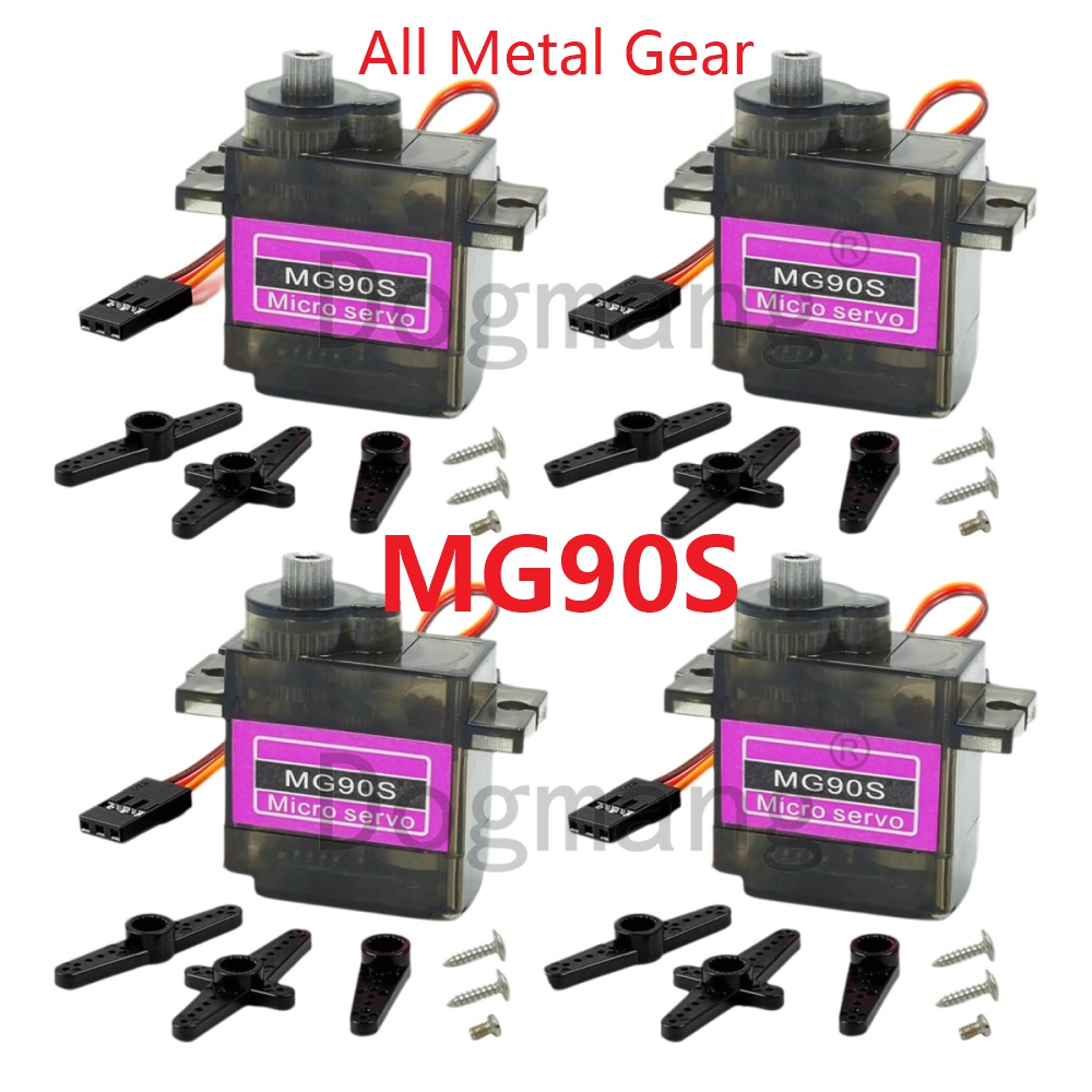 Servo MG90S, 1/2/4/10/20/50 Ud - Rc Helicopter Servo reseña y precio