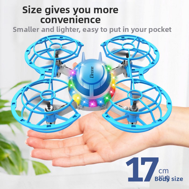 Mini Dron RC con Luces LED, Qu - Rc Helicopter Electric reseña y precio