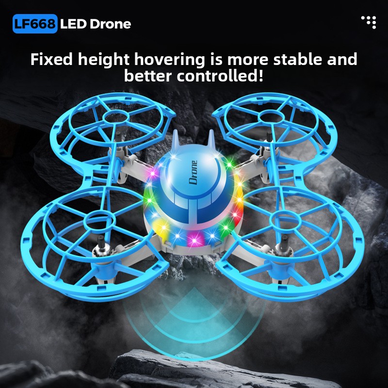 Mini Dron RC con Luces LED, Qu - Rc Helicopter Electric reseña y precio