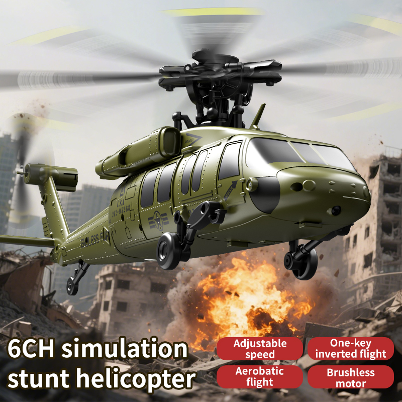 Helicóptero RTF RC sin escobil - Rc Helicopter Large reseña y precio