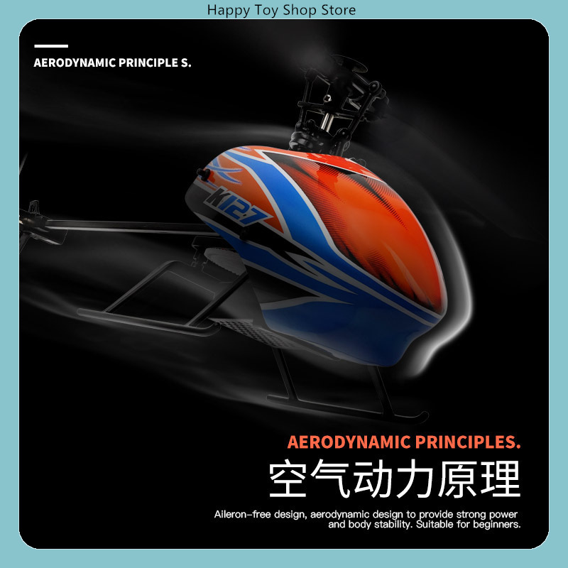 Helicóptero RC WLtoys XK K127  - Rc Helicopter Gyro reseña y precio