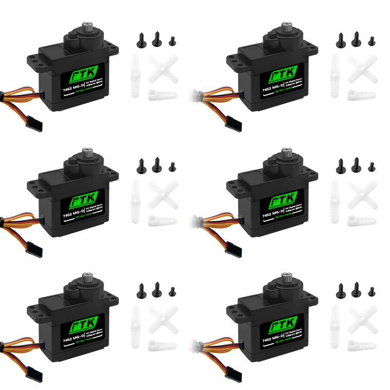 Servo Digital PTK 7452 MG-D 9g - Rc Helicopter Parts reseña y precio